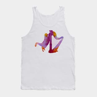 Cat and harp Tank Top